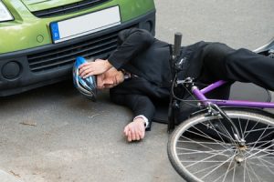 Cyclist Hit by a Car