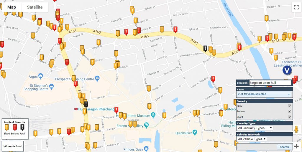 Kingston Upon Hull Car Accident Statistics