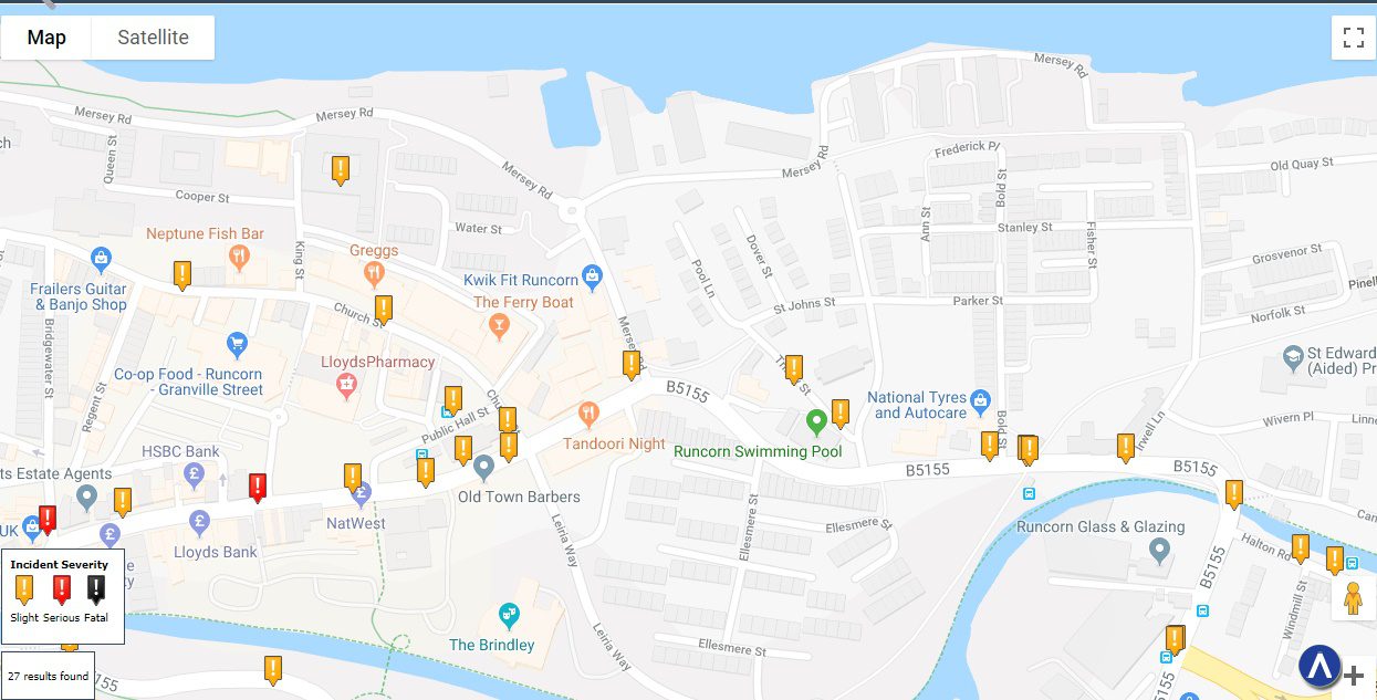 Runcorn Car Accident Statistics