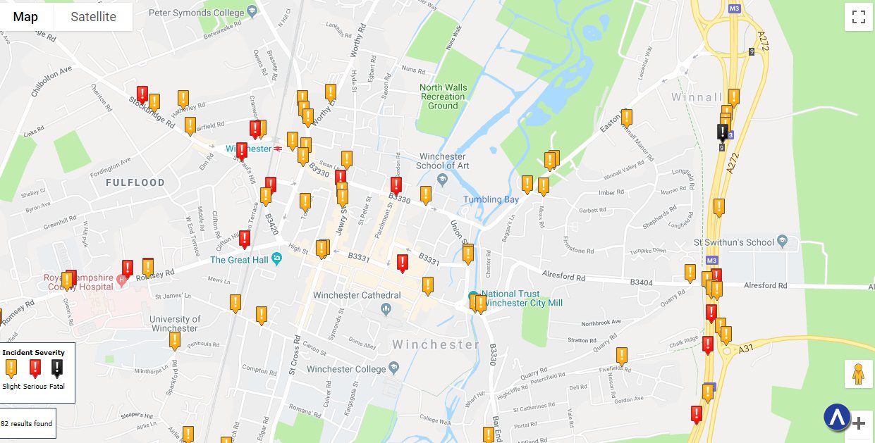 Winchester Car Accident Statistics