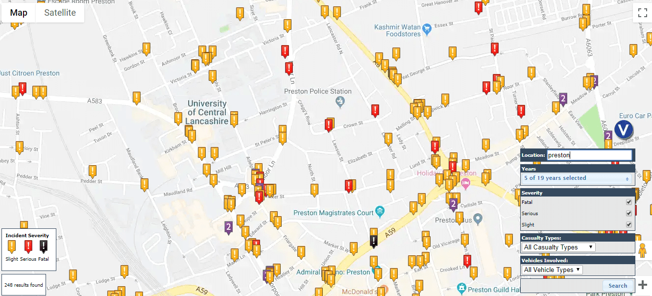 preston-road-accident-hotspots