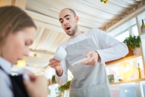 Accident in restaurant in France