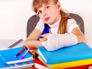 advice if your child is injured when under school care