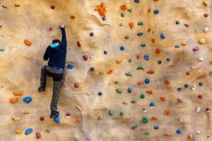 Climbing wall accident 