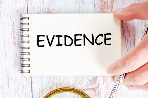 Collect evidence if you've been involved in an accident. 
