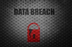 A red padlock with data breach written above in bold