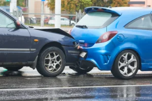 Rear end road traffic incident 